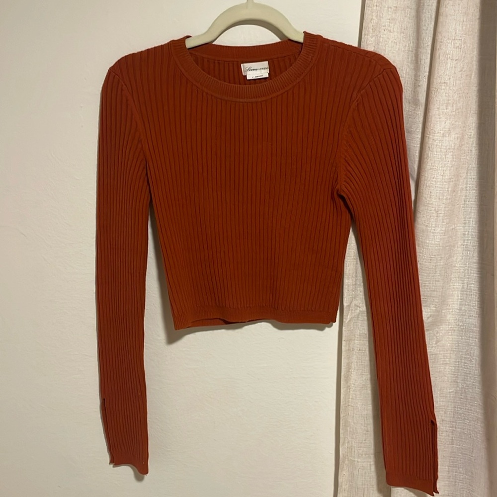 Lovers + Friends Orange Crop Sweater